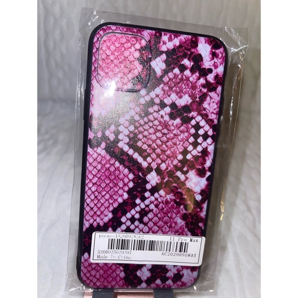 Pink Snakeskin Print iPhone 11 Pro Max Case 💖 - Picture 8 of 17